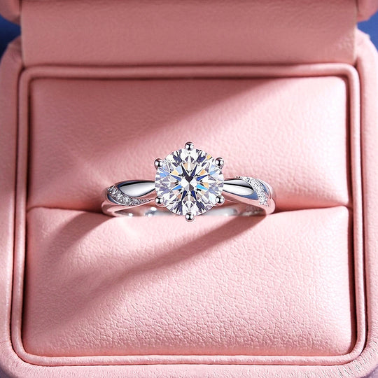1 Carat Solitaire Adjustable Ring AR6