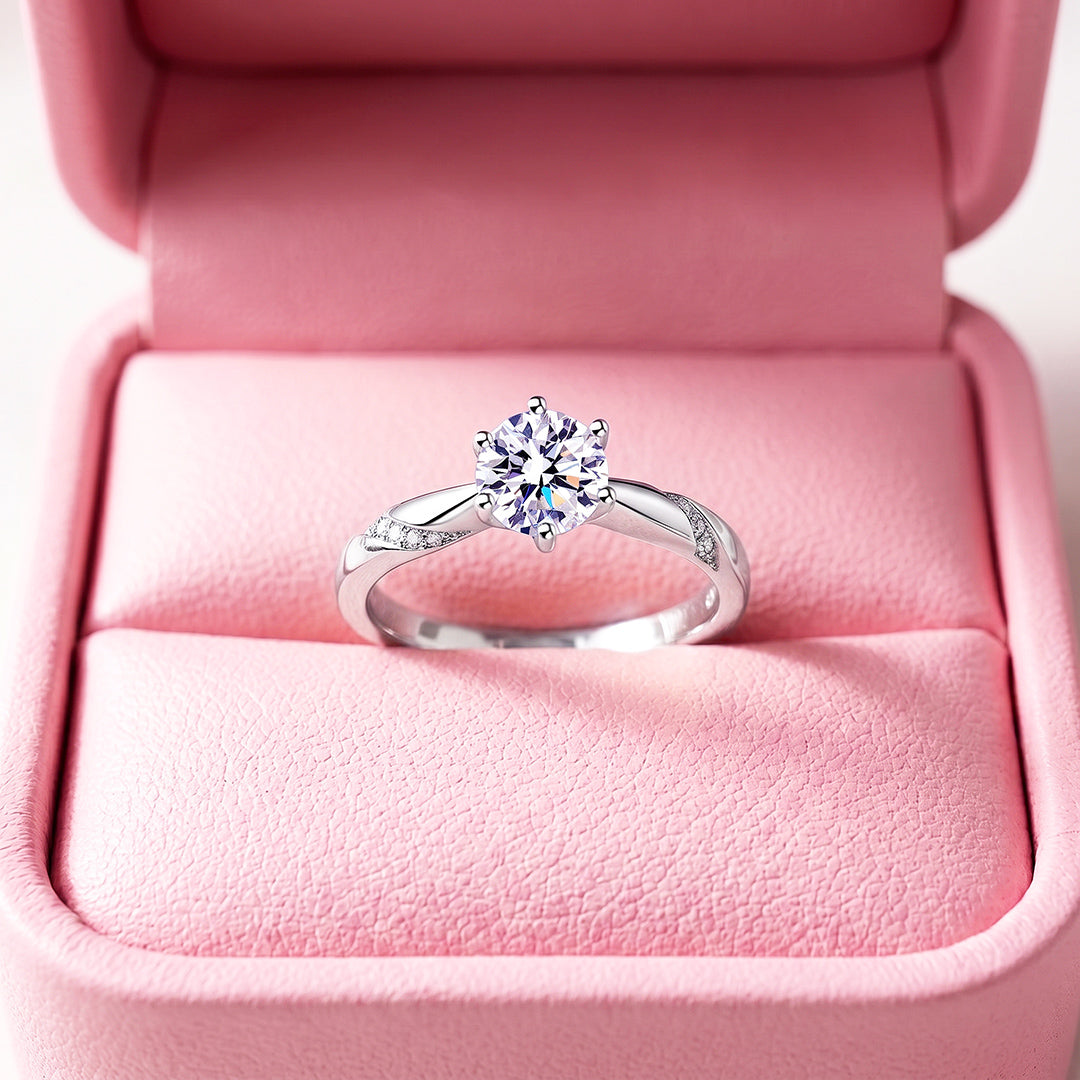 1 Carat Solitaire Adjustable Ring AR6