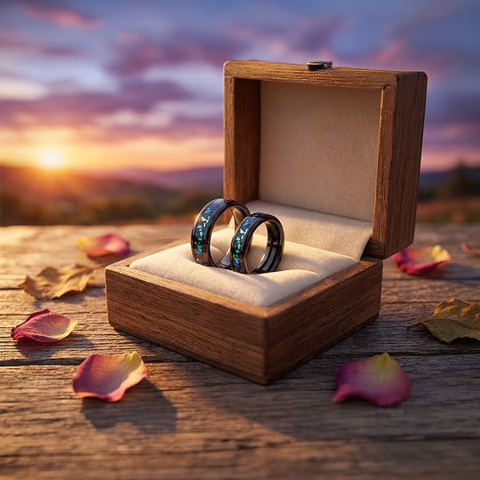 Avatar | Tungsten Couple Rings | Black Wedding Bands - Ring | Singapore Jewellery, Wedding Rings &amp; Gifts | Same Day Delivery | Tiara.com.sg