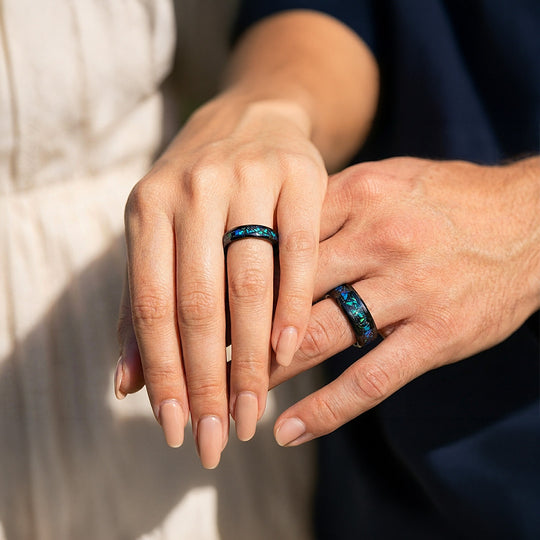 Avatar | Tungsten Couple Rings | Black Wedding Bands - Ring | Singapore Jewellery, Wedding Rings &amp; Gifts | Same Day Delivery | Tiara.com.sg
