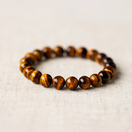 Tiger Eye Courage &amp; Protection Natural Crystal Bracelet | C143 - Crystal Bracelet | Singapore Jewellery, Wedding Rings &amp; Gifts | Same Day Delivery | Tiara.com.sg