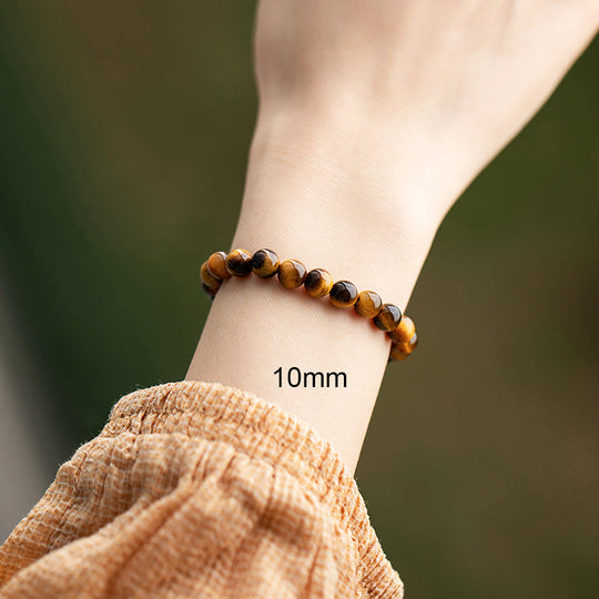 Tiger Eye Courage &amp; Protection Natural Crystal Bracelet | C143 - Crystal Bracelet | Singapore Jewellery, Wedding Rings &amp; Gifts | Same Day Delivery | Tiara.com.sg