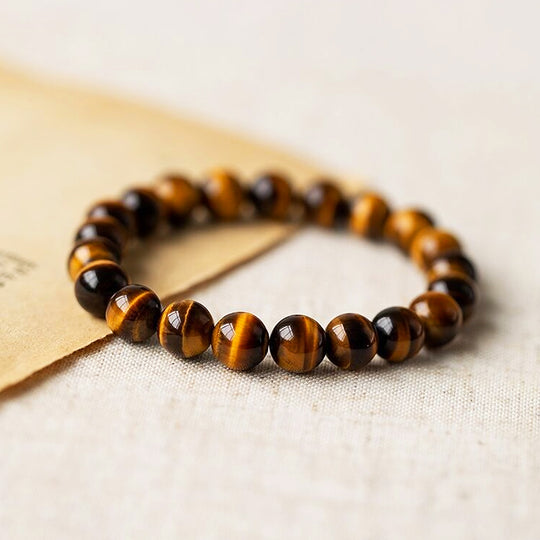 Tiger Eye Courage &amp; Protection Natural Crystal Bracelet | C143 - Crystal Bracelet | Singapore Jewellery, Wedding Rings &amp; Gifts | Same Day Delivery | Tiara.com.sg
