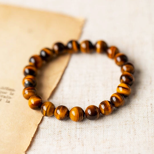 Tiger Eye Courage &amp; Protection Natural Crystal Bracelet | C143 - Crystal Bracelet | Singapore Jewellery, Wedding Rings &amp; Gifts | Same Day Delivery | Tiara.com.sg