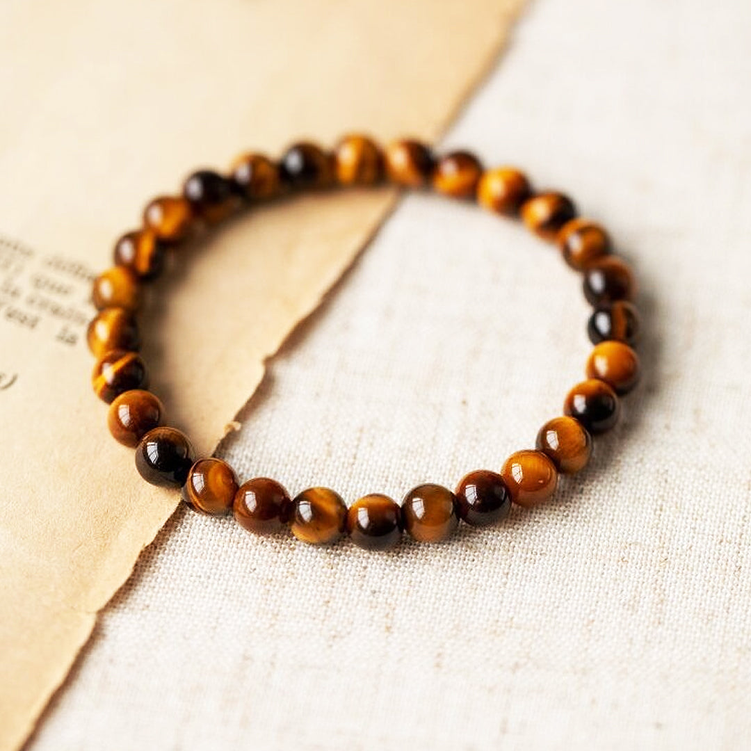 Tiger Eye Courage &amp; Protection Natural Crystal Bracelet | C143 - Crystal Bracelet | Singapore Jewellery, Wedding Rings &amp; Gifts | Same Day Delivery | Tiara.com.sg