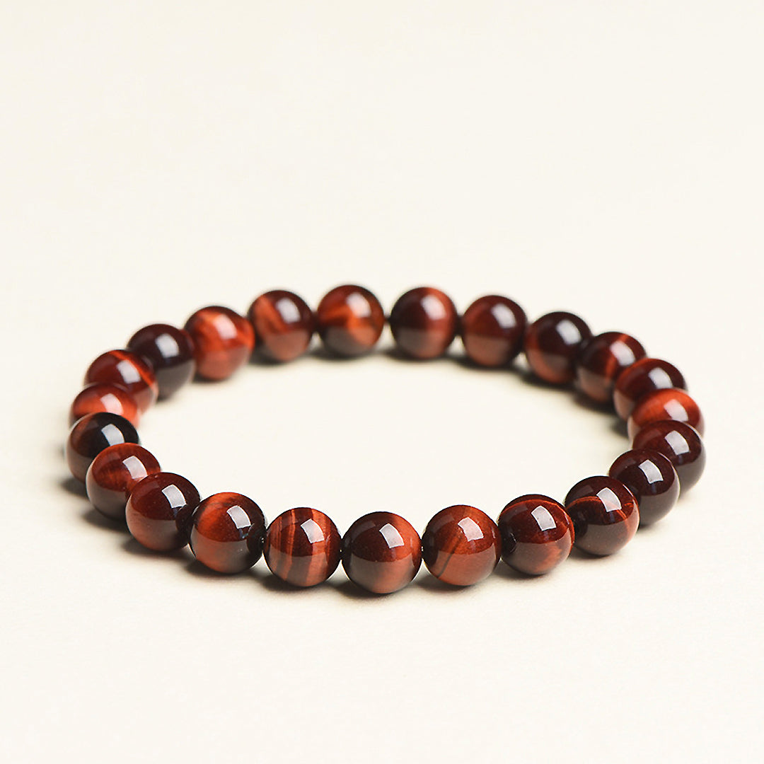 Red Tiger Eye Vitality & Motivation Natural Crystal Bracelet | C146 - Crystal Bracelet | Singapore Jewellery, Wedding Rings & Gifts | Same Day Delivery | Tiara.com.sg