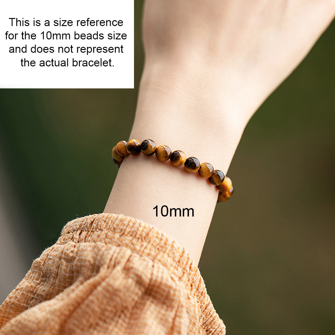 C158 Yellow Tiger Eye Crystal Bracelet