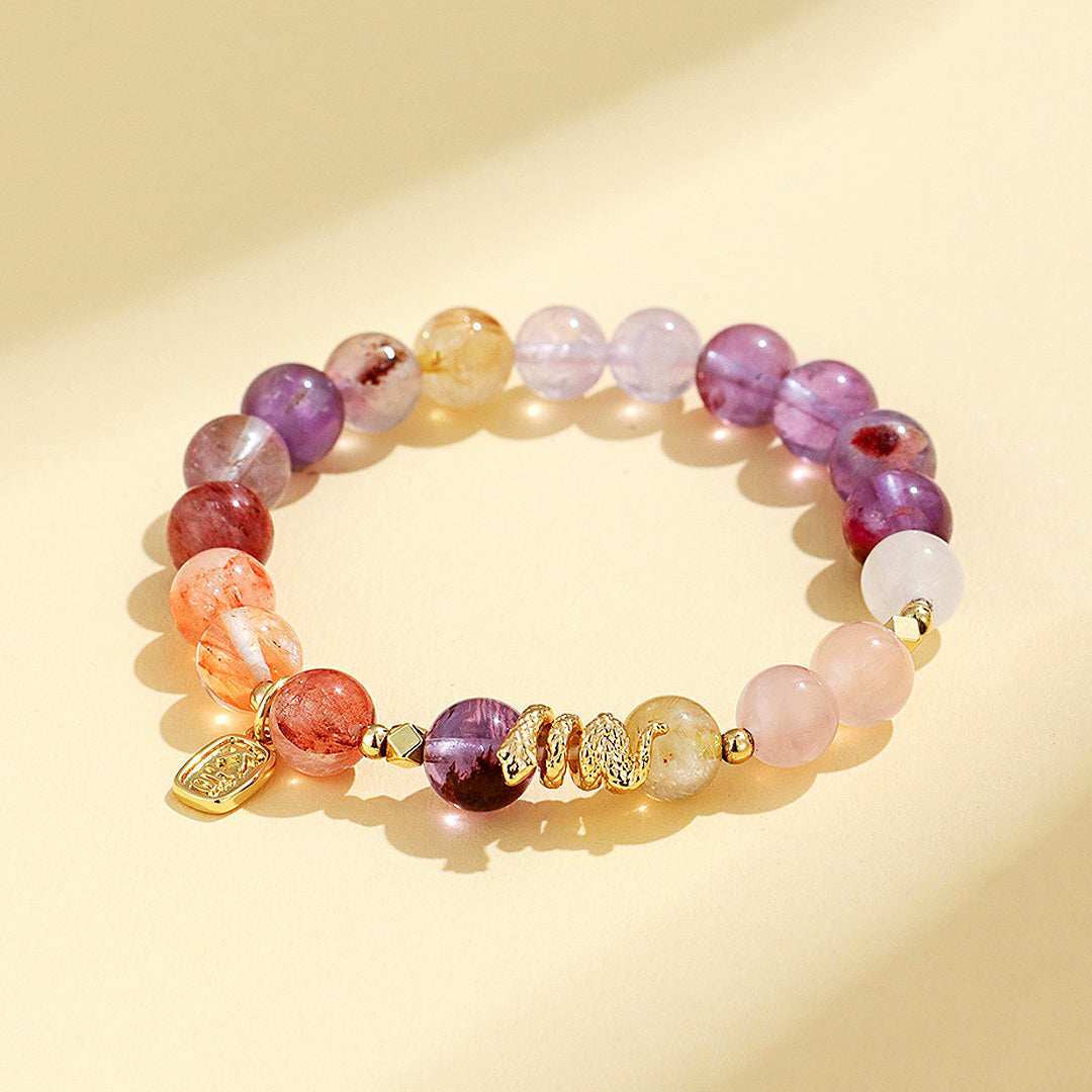 C155 - Citrine, Amethyst & Hematoid Quartz Crystal