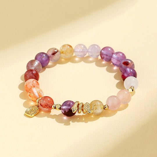C155 - Citrine, Amethyst & Hematoid Quartz Crystal