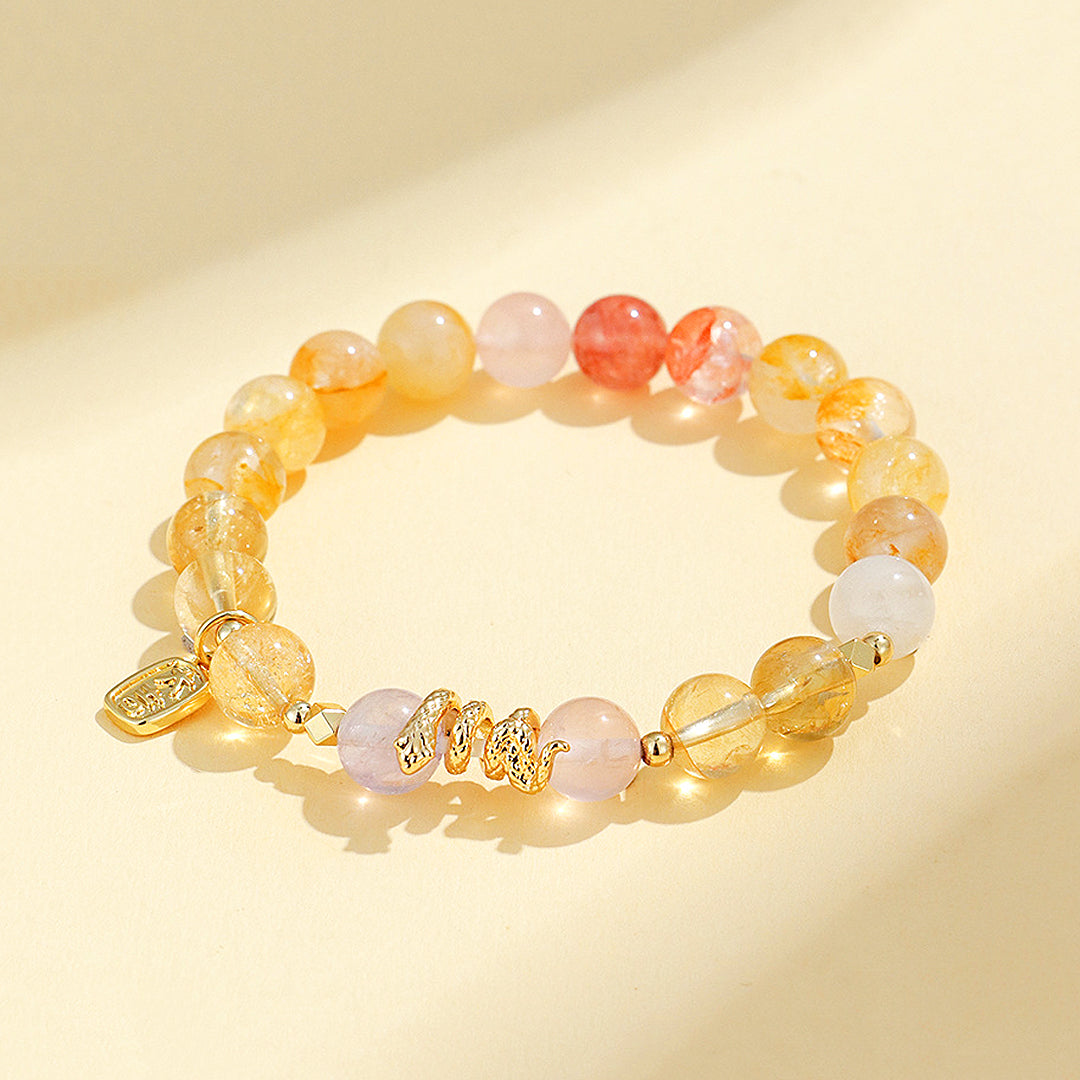 C155 - Citrine, Amethyst & Hematoid Quartz Crystal