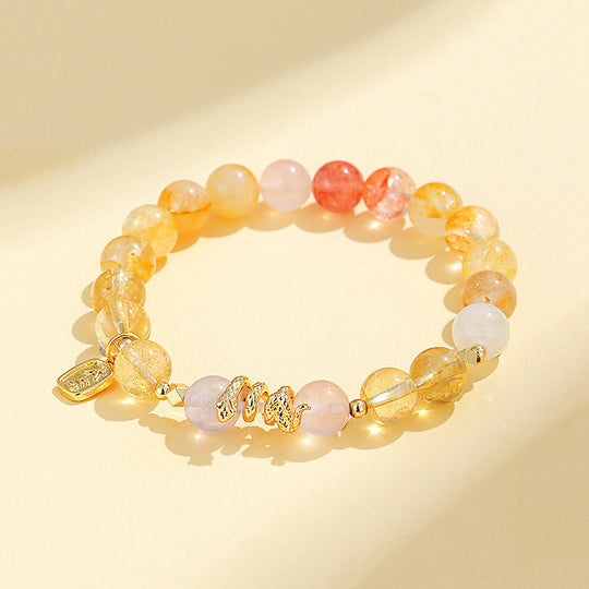C155 - Citrine, Amethyst & Hematoid Quartz Crystal