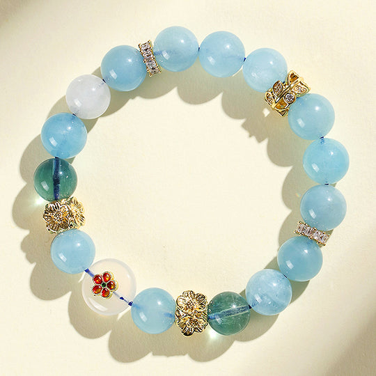 C159 Golden Rutilated Quartz Bracelet