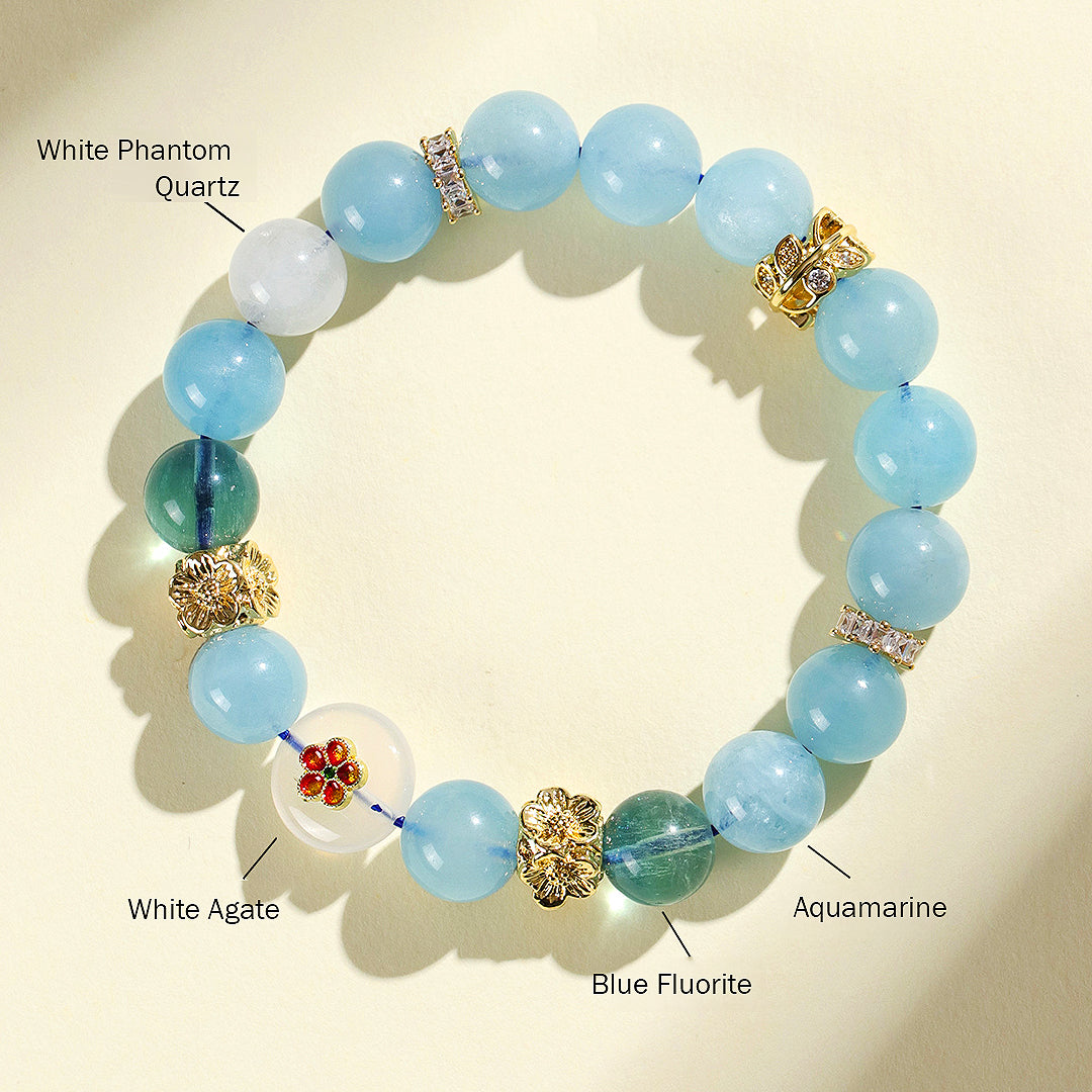 C159 Golden Rutilated Quartz Bracelet