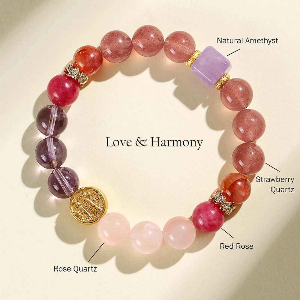 Aquamarine & White Phantom Quartz Serenity Natural Crystal Bracelet | C159 - Crystal Bracelet | Singapore Jewellery, Wedding Rings & Gifts | Same Day Delivery | Tiara.com.sg
