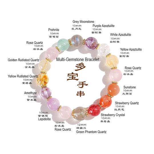 C163 Multi-Gemstone Bracelet