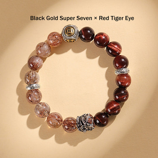 Tiger Eye | Natural Crystal Wealth &amp; Strength Collection | C167 - Crystal Bracelet | Singapore Jewellery, Wedding Rings &amp; Gifts | Same Day Delivery | Tiara.com.sg