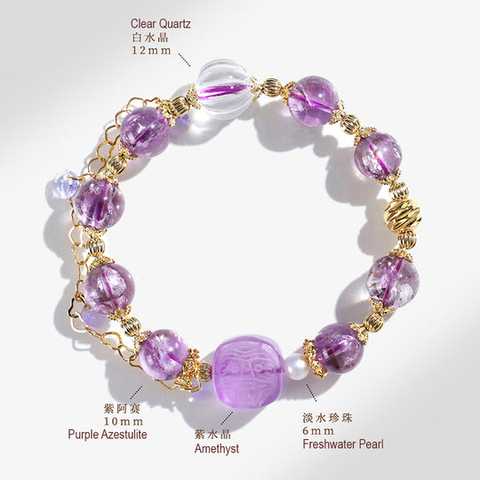 C172 – Purple Azestulite Bracelet