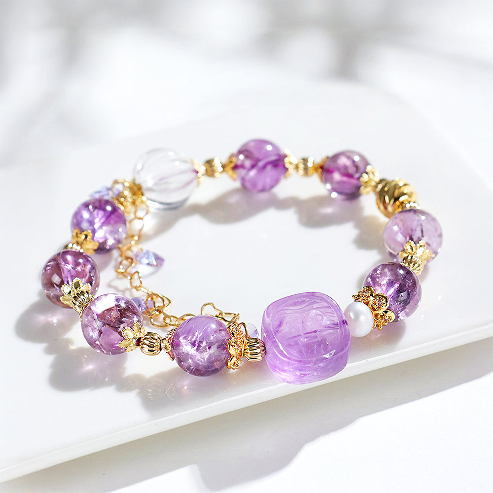 C172 – Purple Azestulite Bracelet