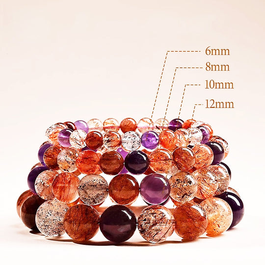 C226: The Super Seven Multi-Gem Crystal Bracelet - Crystal Bracelet | Singapore Jewellery, Wedding Rings &amp; Gifts | Same Day Delivery | Tiara.com.sg