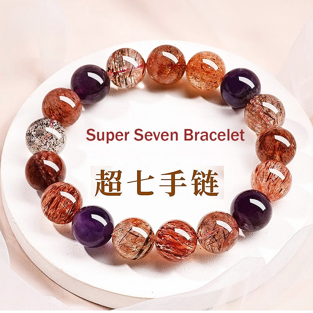 C226: The Super Seven Multi-Gem Crystal Bracelet - Crystal Bracelet | Singapore Jewellery, Wedding Rings &amp; Gifts | Same Day Delivery | Tiara.com.sg