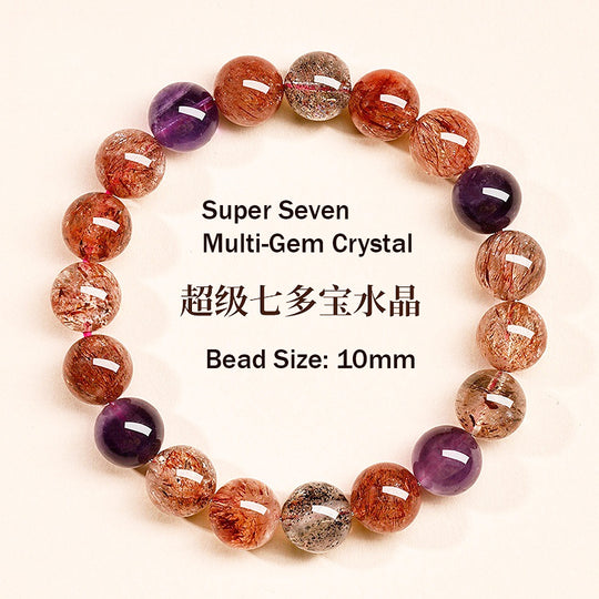 C226: The Super Seven Multi-Gem Crystal Bracelet - Crystal Bracelet | Singapore Jewellery, Wedding Rings &amp; Gifts | Same Day Delivery | Tiara.com.sg