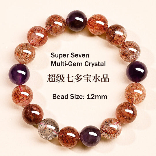 C226: The Super Seven Multi-Gem Crystal Bracelet - Crystal Bracelet | Singapore Jewellery, Wedding Rings &amp; Gifts | Same Day Delivery | Tiara.com.sg
