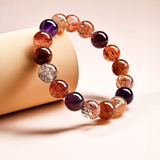 C226: The Super Seven Multi-Gem Crystal Bracelet - Crystal Bracelet | Singapore Jewellery, Wedding Rings &amp; Gifts | Same Day Delivery | Tiara.com.sg