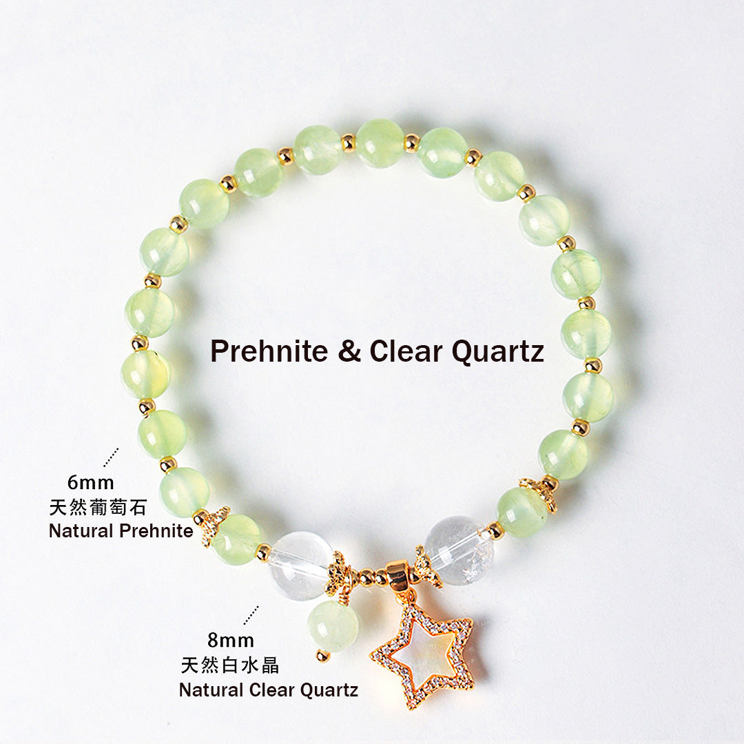 Amethyst, Citrine & Rose Quartz Star Wish Natural Crystal Bracelet | C227 - Crystal Bracelet | Singapore Jewellery, Wedding Rings & Gifts | Same Day Delivery | Tiara.com.sg