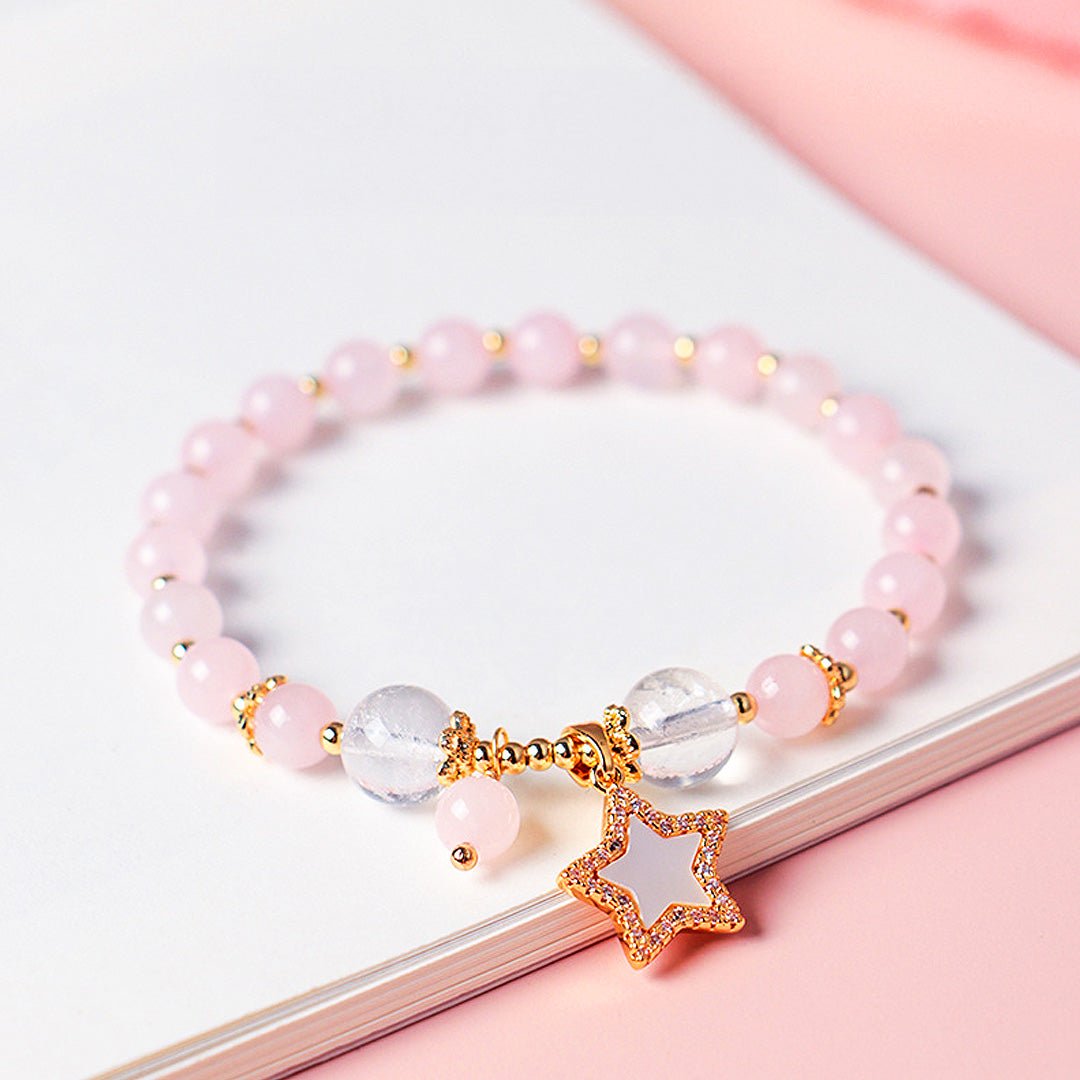 Amethyst, Citrine &amp; Rose Quartz Star Wish Natural Crystal Bracelet | C227 - Crystal Bracelet | Singapore Jewellery, Wedding Rings &amp; Gifts | Same Day Delivery | Tiara.com.sg