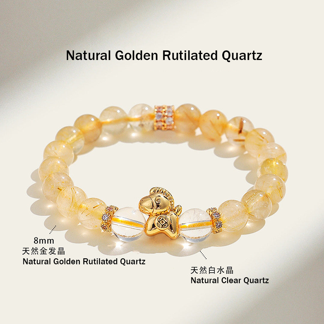 C233 - 2026 Year of the Horse Collection - Crystal Bracelet | Singapore Jewellery, Wedding Rings &amp; Gifts | Same Day Delivery | Tiara.com.sg