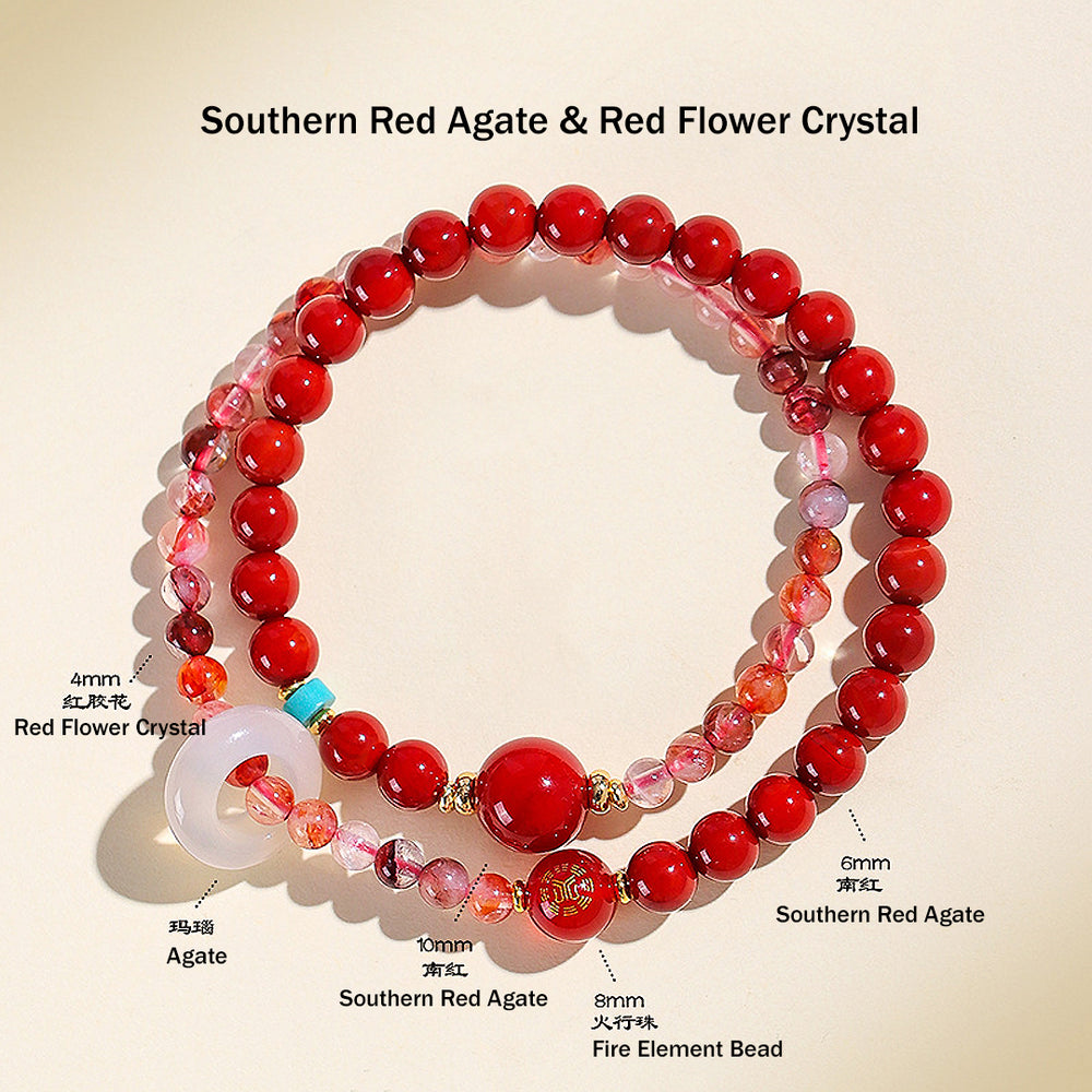 Five Elements Double-Layer Natural Crystal Bracelet | C239 - Crystal Bracelet | Singapore Jewellery, Wedding Rings & Gifts | Same Day Delivery | Tiara.com.sg
