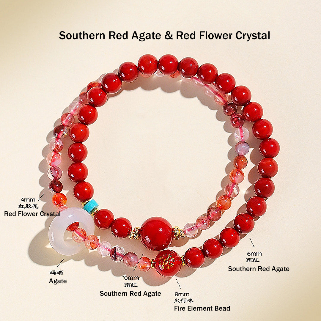 Five Elements Double-Layer Natural Crystal Bracelet | C239 - Crystal Bracelet | Singapore Jewellery, Wedding Rings & Gifts | Same Day Delivery | Tiara.com.sg