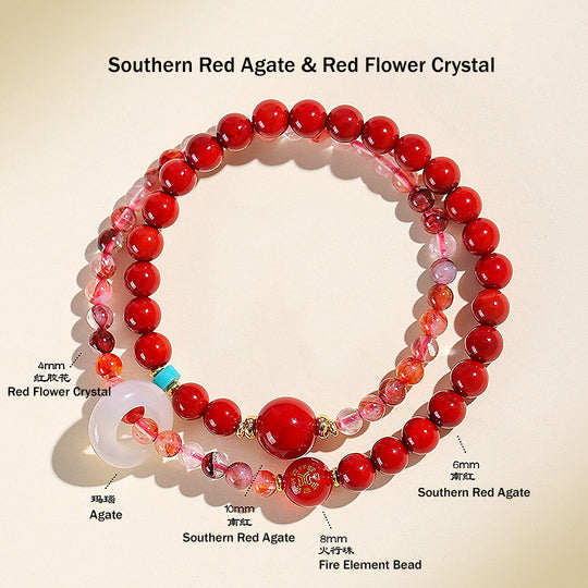 Five Elements Double-Layer Natural Crystal Bracelet | C239 - Crystal Bracelet | Singapore Jewellery, Wedding Rings &amp; Gifts | Same Day Delivery | Tiara.com.sg