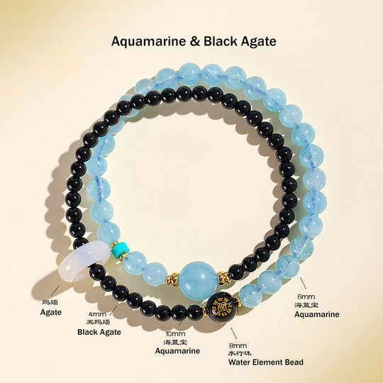 Five Elements Double-Layer Natural Crystal Bracelet | C239 - Crystal Bracelet | Singapore Jewellery, Wedding Rings &amp; Gifts | Same Day Delivery | Tiara.com.sg