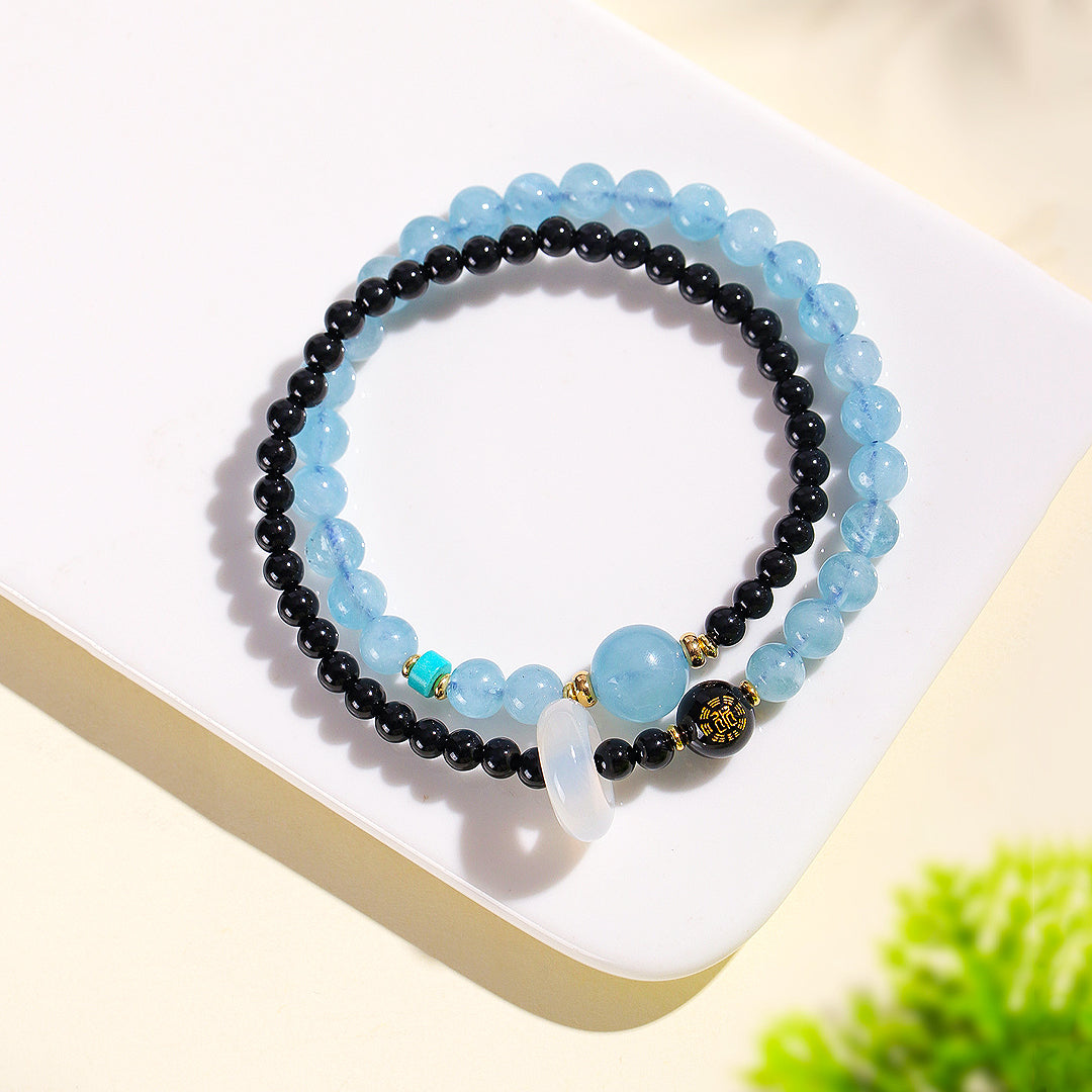 Five Elements Double-Layer Natural Crystal Bracelet | C239 - Crystal Bracelet | Singapore Jewellery, Wedding Rings &amp; Gifts | Same Day Delivery | Tiara.com.sg