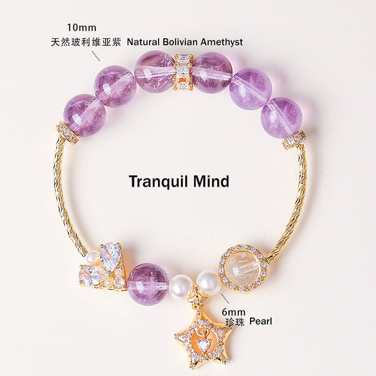 Luminous Energy Natural Crystal Bracelet Collection | C249 - Crystal Bracelet | Singapore Jewellery, Wedding Rings &amp; Gifts | Same Day Delivery | Tiara.com.sg