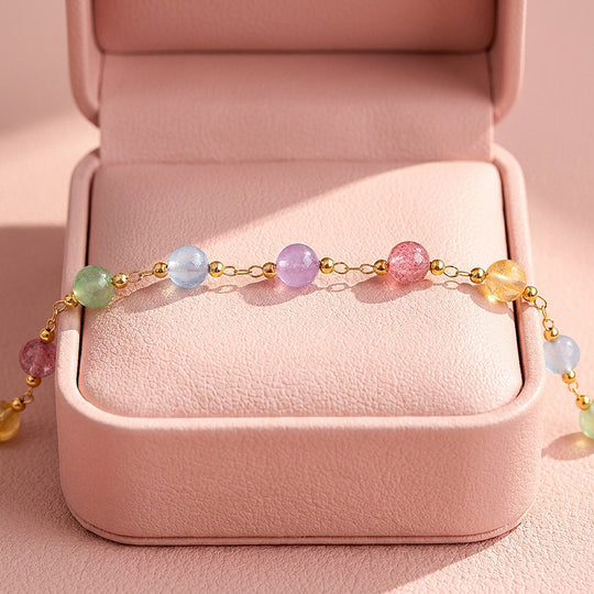 Multi-Crystal Bead Bracelet | C264