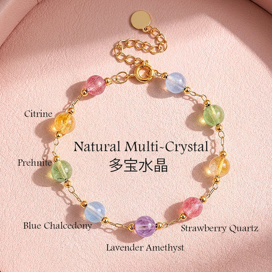 Multi-Crystal Bead Bracelet | C264