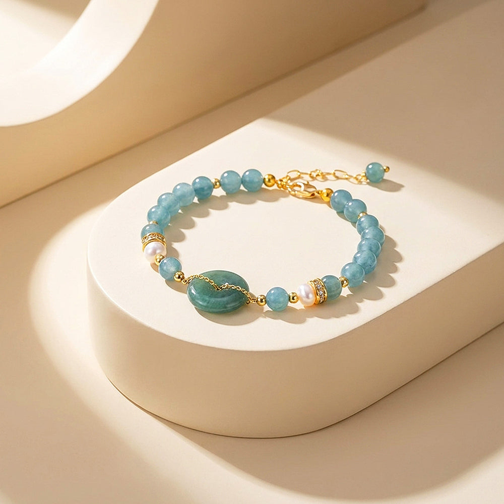 Jadeite & Blue Chalcedony | C271