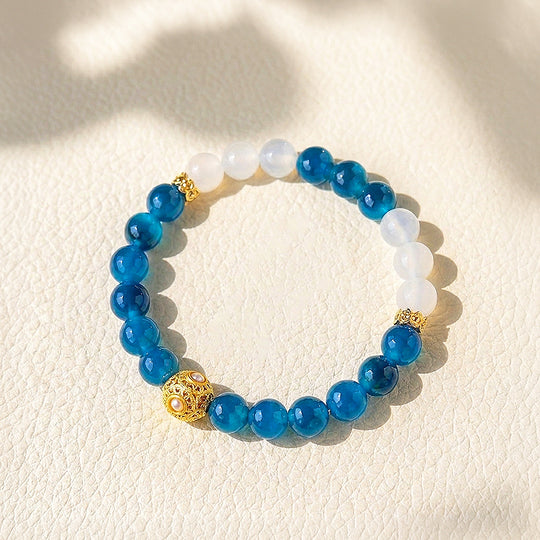 Sugar-Heart Agate &amp; White Agate | C272