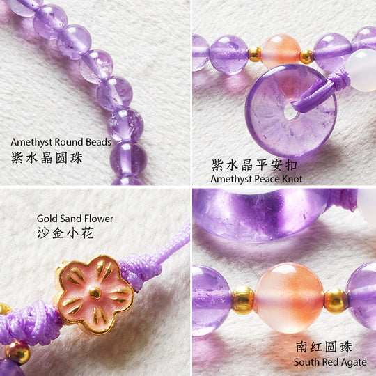 CD106 - Amethyst Serenity - Crystal Dangles | Singapore Jewellery, Wedding Rings &amp; Gifts | Same Day Delivery | Tiara.com.sg