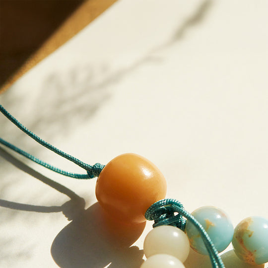CD110 - White Jade Lotus Harmony - Crystal Dangles | Singapore Jewellery, Wedding Rings &amp; Gifts | Same Day Delivery | Tiara.com.sg