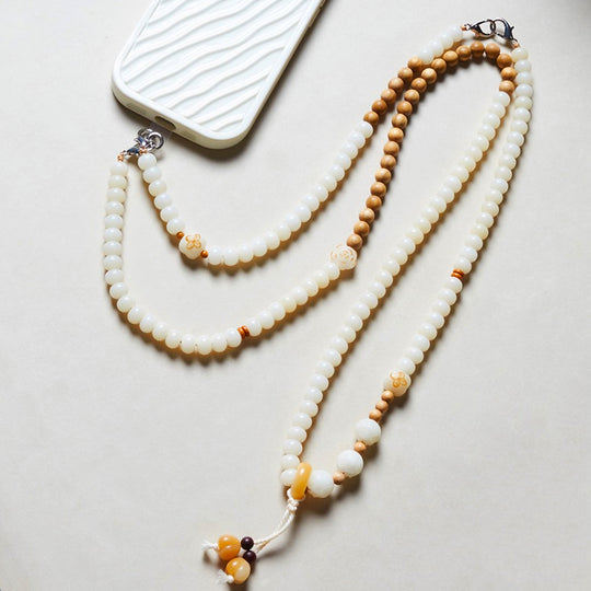 CD113 - White Jade Harmony - Crystal Dangles | Singapore Jewellery, Wedding Rings &amp; Gifts | Same Day Delivery | Tiara.com.sg