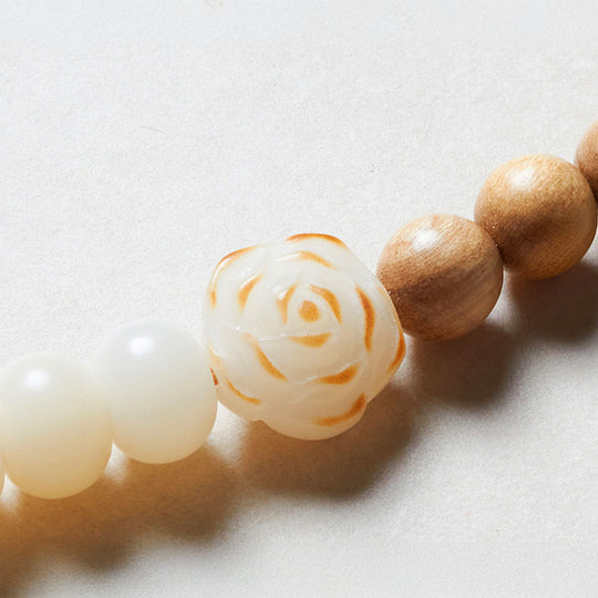CD113 - White Jade Harmony - Crystal Dangles | Singapore Jewellery, Wedding Rings &amp; Gifts | Same Day Delivery | Tiara.com.sg