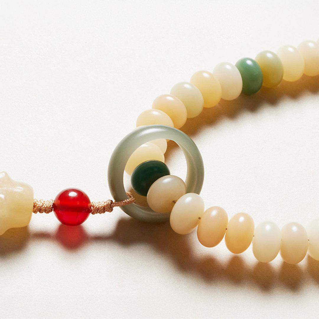 CD115 - Golden Jade Harmony Chain - Crystal Dangles | Singapore Jewellery, Wedding Rings &amp; Gifts | Same Day Delivery | Tiara.com.sg