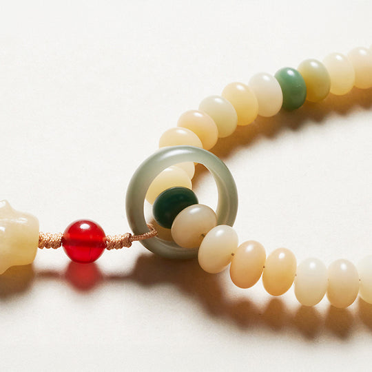 CD115 - Golden Jade Harmony Chain - Crystal Dangles | Singapore Jewellery, Wedding Rings &amp; Gifts | Same Day Delivery | Tiara.com.sg