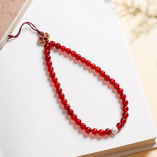 CD117 - Crimson Agate Charm - Crystal Dangles | Singapore Jewellery, Wedding Rings &amp; Gifts | Same Day Delivery | Tiara.com.sg