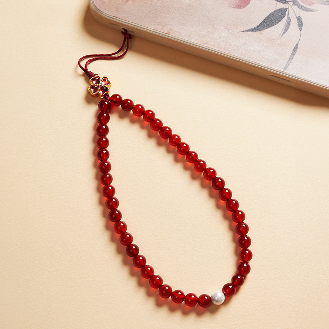 CD117 - Crimson Agate Charm - Crystal Dangles | Singapore Jewellery, Wedding Rings & Gifts | Same Day Delivery | Tiara.com.sg