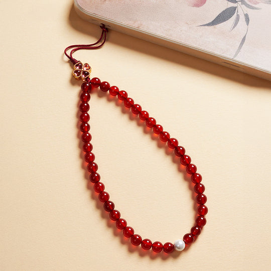 CD117 - Crimson Agate Charm - Crystal Dangles | Singapore Jewellery, Wedding Rings &amp; Gifts | Same Day Delivery | Tiara.com.sg