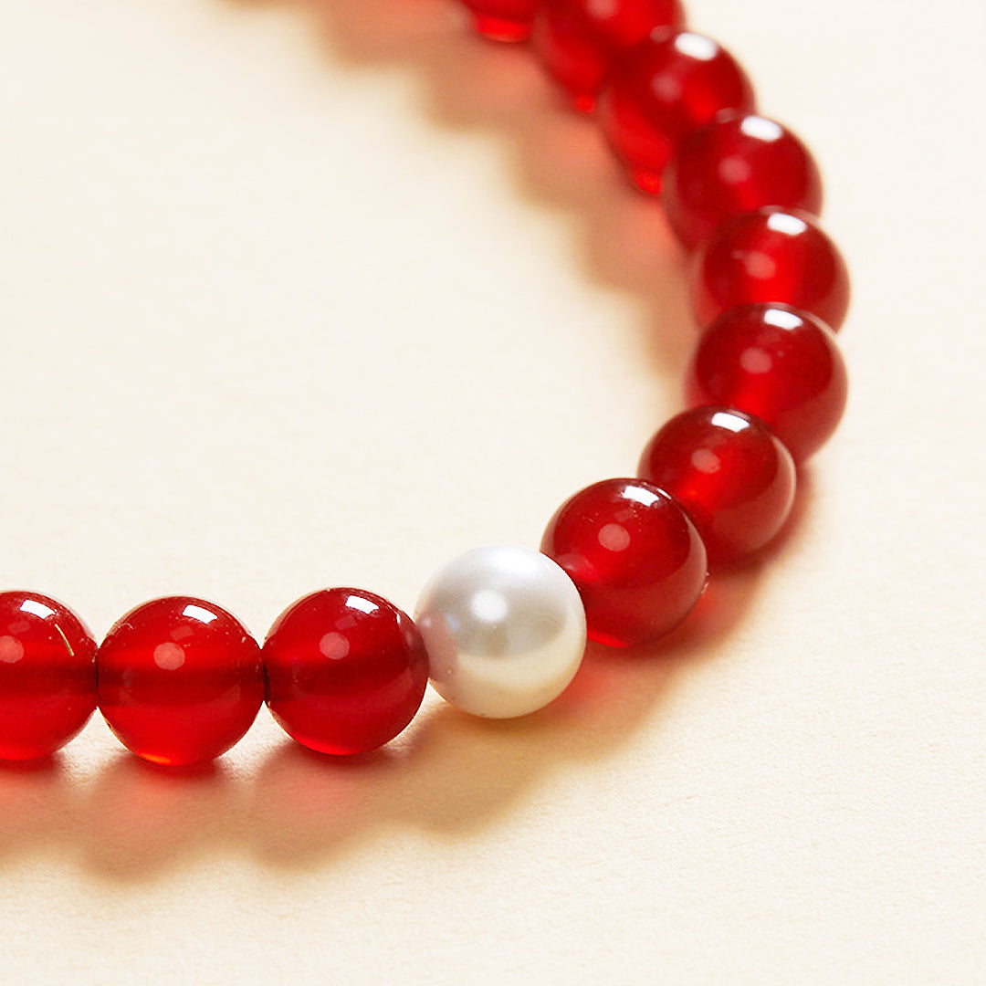 CD117 - Crimson Agate Charm - Crystal Dangles | Singapore Jewellery, Wedding Rings &amp; Gifts | Same Day Delivery | Tiara.com.sg